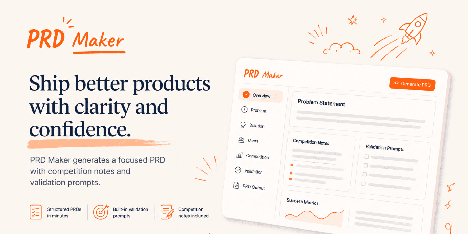 PRD Maker banner